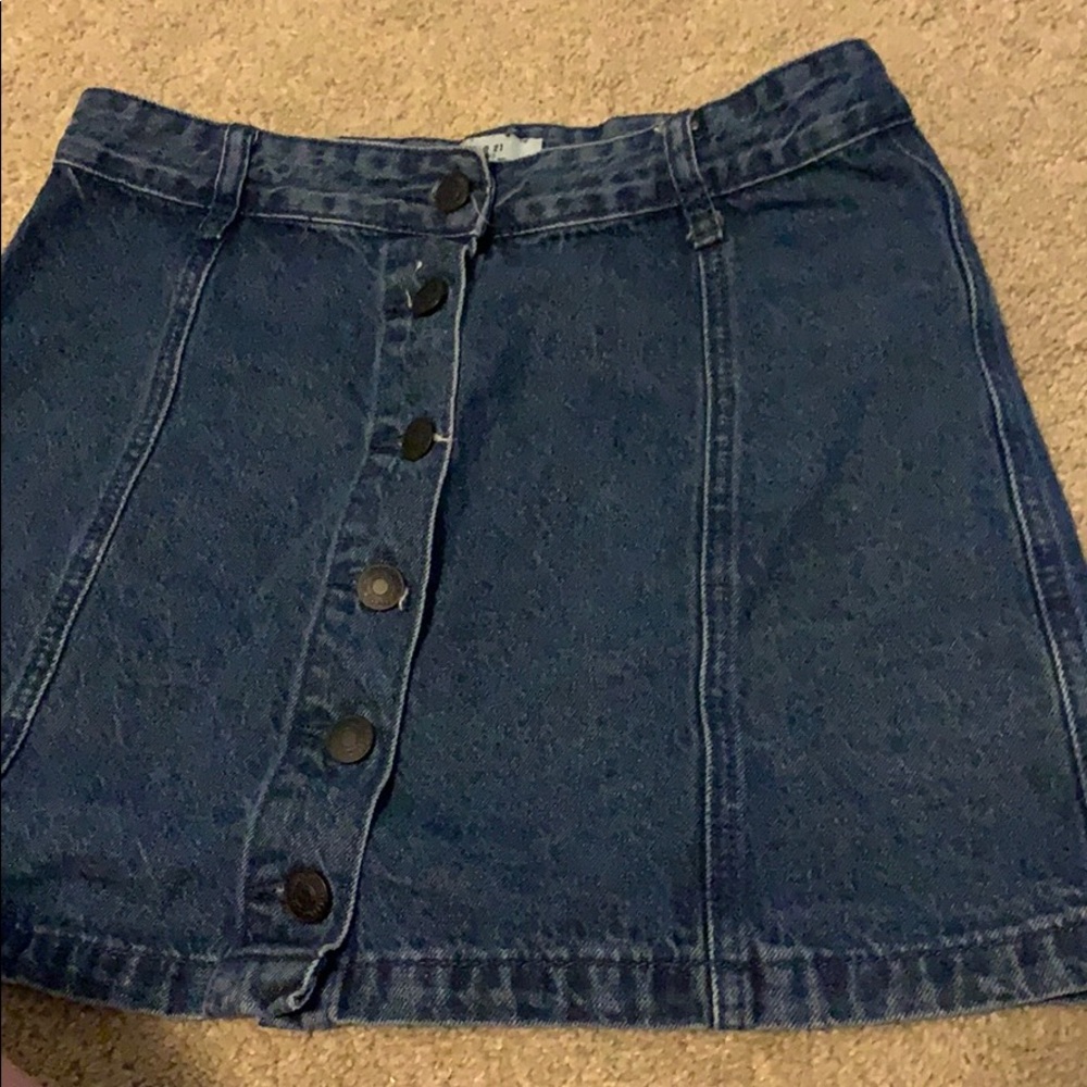 Jean skirt forever 21